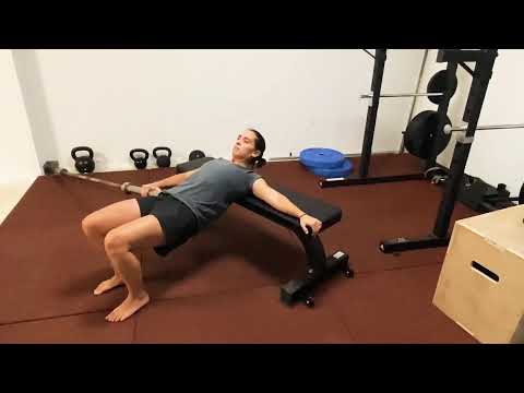 Single Leg Landmine Hip Thrust