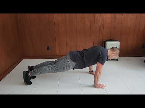 Travel Workout: Push Up with Elevator Reps