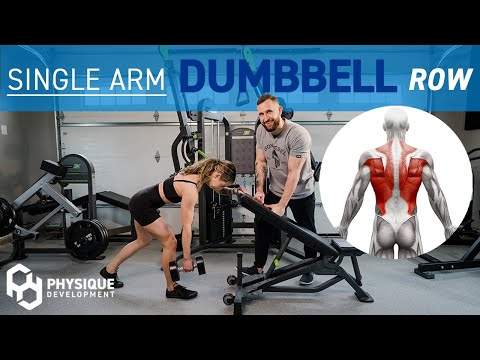 How to Single Arm Dumbbell Row | Build a Bigger Back