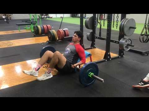 Single-Leg Barbell Hip Thrust