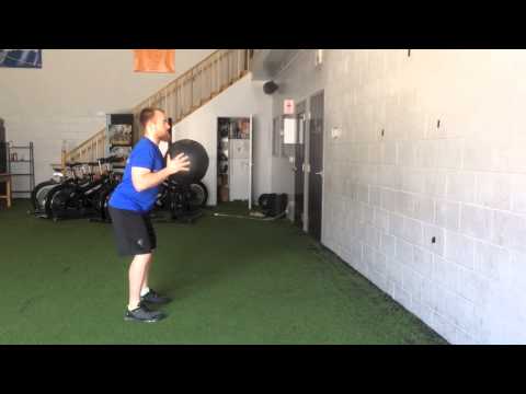 Standing Medicine Ball Chest Pass - Viking Strength Systems