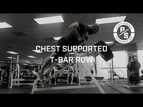 Chest Supported T-Bar Row
