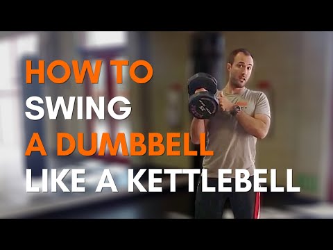 Kettlebell Swings with a Dumbbell, How To
